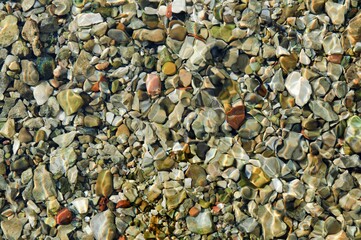 Image featuring the texture of rocks and stones in a body of water