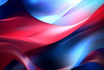 Blue red abstract background. generative ai