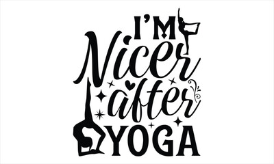 I'm nicer after yoga