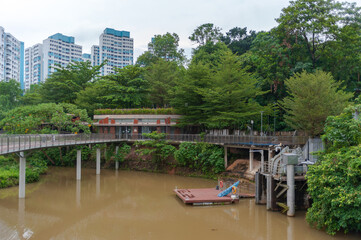 Pang Sua Pond private jetty