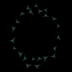 Onyx Triangle Background Black Vector. Obsidian Triangular 3d. Facet Nice Card. Dark Vertex Texture.