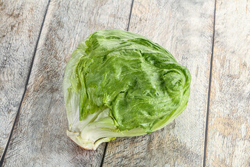 Natural organic iceberg salad cabbage