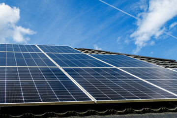 olar panels on pitched metal roof. Home Renewable Energy Systems. Solar Rooftop System....