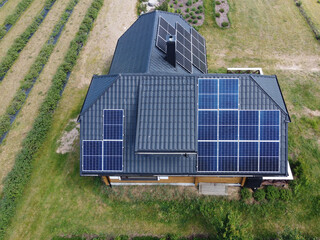 olar panels on pitched metal roof. Home Renewable Energy Systems. Solar Rooftop System....