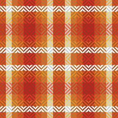 Classic Scottish Tartan Design. Plaid Pattern Seamless. Template for Design Ornament. Seamless Fabric Texture.