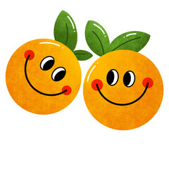 orange and green apple