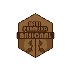 social media feed template design for national scout day celebration