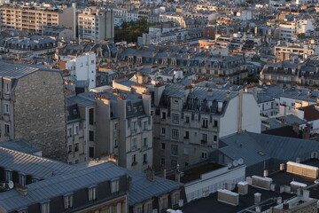 Paris building roofs, photos taken from the heights of Paris.

It gathers many types of buildings with characteristic Parisian roofs, from various districts of the city.
