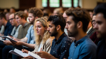Group of students in classroom