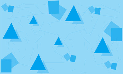 abstract geometric background triangle square sky blue