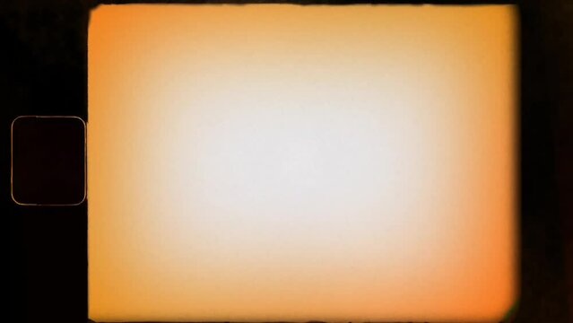 Vintage Retro Super 8mm Film Effect Edges filter with Light Burns, grain and rolling movement. High quality FullHD footage