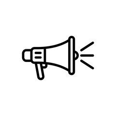 communication megaphone sign symbol vector