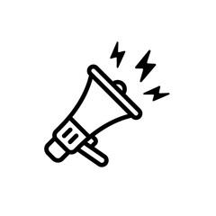 communication megaphone sign symbol vector