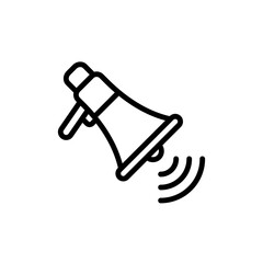 communication megaphone sign symbol vector