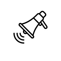 communication megaphone sign symbol vector