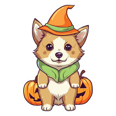 Spooky Pawsome: Norwegian Lundehund Puppy Halloween Excitement