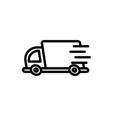 transportation delivery sign symbol vector