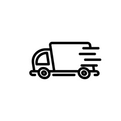 Fototapeta premium transportation delivery sign symbol vector