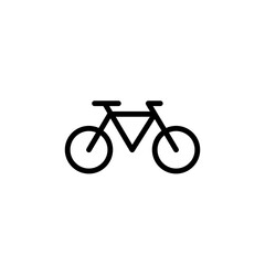 transportation bicycle sign symbol vector