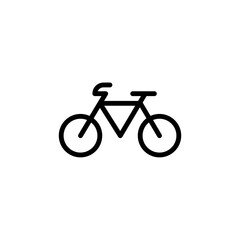 transportation bicycle sign symbol vector