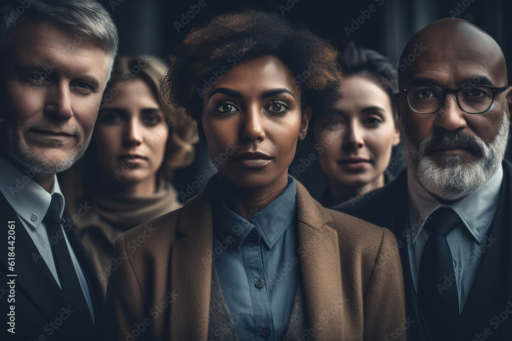 Poster an inspiring photograph exemplifying the strength and transformative impact of embracing diversity w