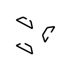 economy gold stack sign symbol vector