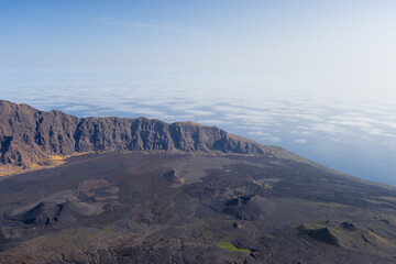 caldera of Pico do Fogo from the top