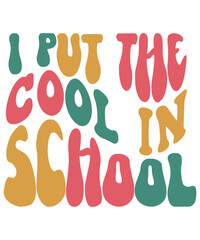 Back To School Svg Bundle, Retro Teacher Svg , Kindergarten Svg, 1st Day Of School Svg, School Vibes Svg, TeacherLife Svg, Groovy Grade Svg