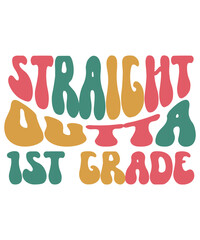 Back To School Svg Bundle, Retro Teacher Svg , Kindergarten Svg, 1st Day Of School Svg, School Vibes Svg, TeacherLife Svg, Groovy Grade Svg