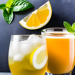 glass of orange juice