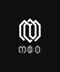 eye-catching and stylish letter MNO initial logo design that showcases simplicity at its finest. With its minimalistic elements, it creates an attractive and memorable brand identity.