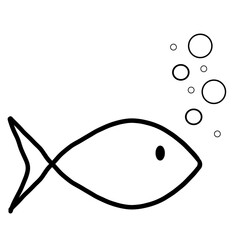 Fish doodle