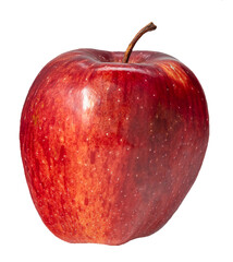 red apple isolated on white