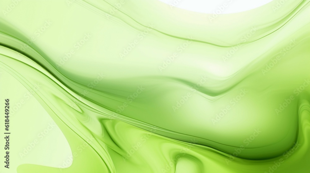 Poster ai-generated beautiful abstract and minimalistic green background
