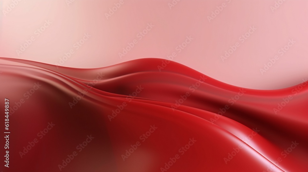 Poster ai-generated beautiful abstract and minimalistic red background