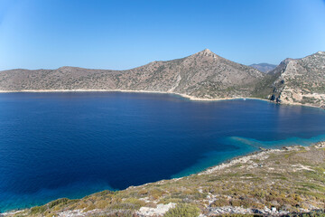 Fototapeta na wymiar The ancient city of Knidos is in the Datca district of Muğla 