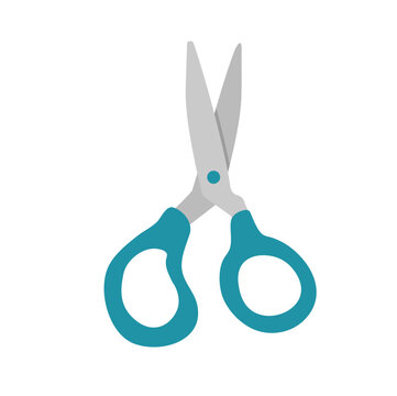 Scissor Vector Icon.Cartoon Vector Icon Isolated on White Background Scissor.  Stock Vector - Illustration of scissors, equipment: 178960730