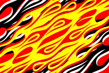 Abstract racing background vector design with a pattern of lines like fire looks cool.