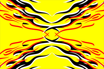 Abstract racing background vector design with a pattern of lines like fire looks cool.