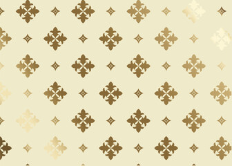seamless pattern with ornament. Golden texture. Abstract geometric pattern. Seamless geometric pattern. Tender design for gift wrappers, wallpaper, wrapping paper, Vector