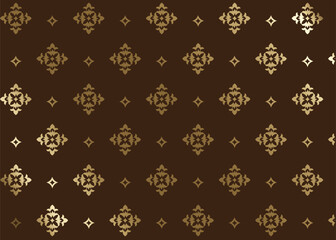 seamless damask pattern. Vector illustration. Luxury ornament template.