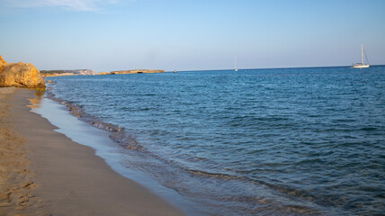 Menorca Platja de Binigaus beach Mediterranean paradise