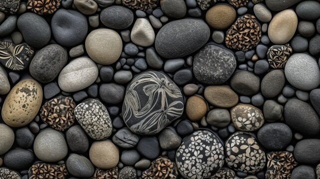 Galet sur une plage, ia