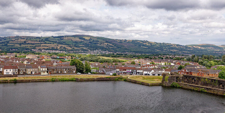 Caerphilly Town and the Rhymney Valley - South Wales, United Kingdom