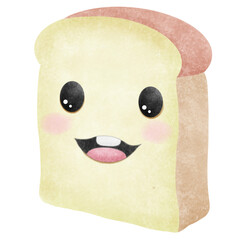 face of a bread