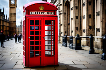 red telephone box