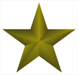 Obraz premium Star vector icon. Classic isolated shiny star. Trendy flat design. Logo illustration.