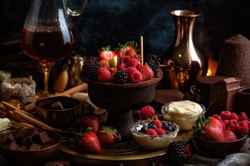 Chocolate Fondue Delight