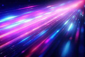 abstract futuristic background with pink blue glowing neon moving high speed wave lines and bokeh lights. Data transfer concept Fantastic wallpaper