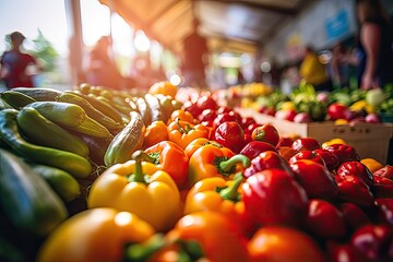 Colorful Farmers Market